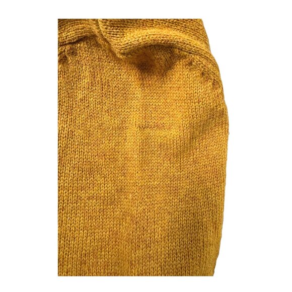 Pendleton Mustard Shetland Wool Boyfriend Cardigan Sweater S NWOT - Picture 9 of 11
